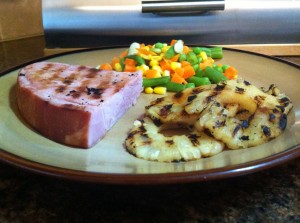 Grilled Ham and Pineapple