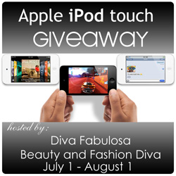 ENTER TO WIN AN IPOD TOUCH!