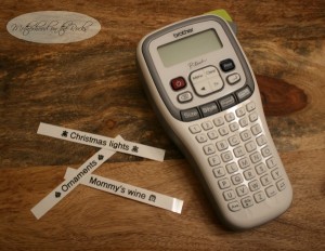 Conquering Holiday Clutter (and Learning Spanish) with the Brother P-Touch Label Maker