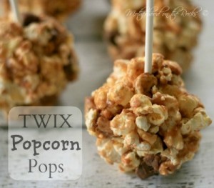 Movie Night Recipe: TWIX Bites Caramel Popcorn Pops