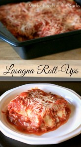 Recipe: When is a Lasagna Not a Lasagna? (When It’s Lasagna Roll-Ups!)
